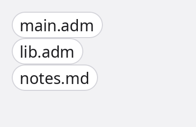 FileList drawing each file with the caller's row