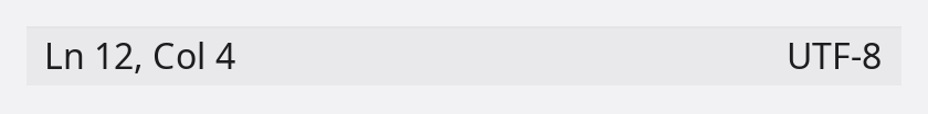 StatusBar